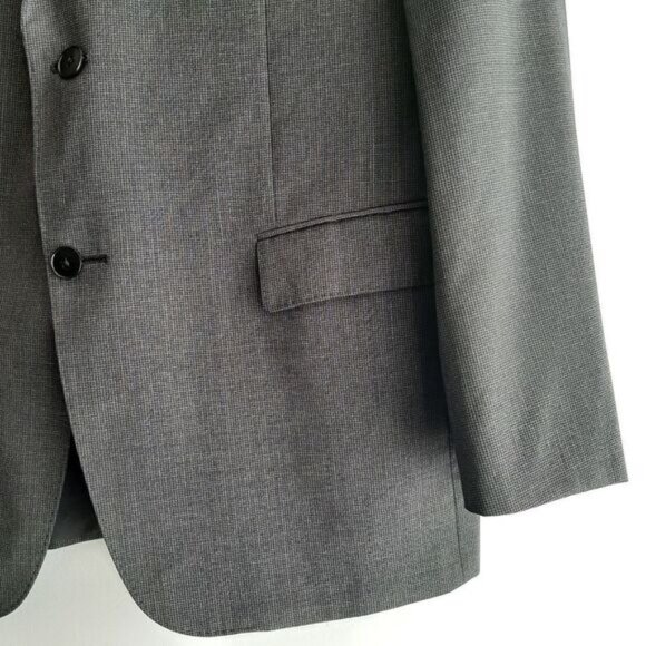 Z ZEGNA Turati 100% Wool Blazer Jacket Gray Men's Sz 44 R - Picture 6 of 15